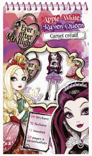 Apple White &amp; Raven Queen. Carnet créatif Ever After High