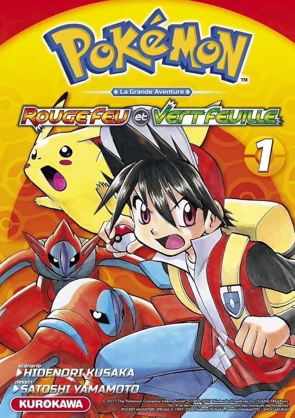 Pokémon : la grande aventure : Rouge feu et Vert feuille. 1