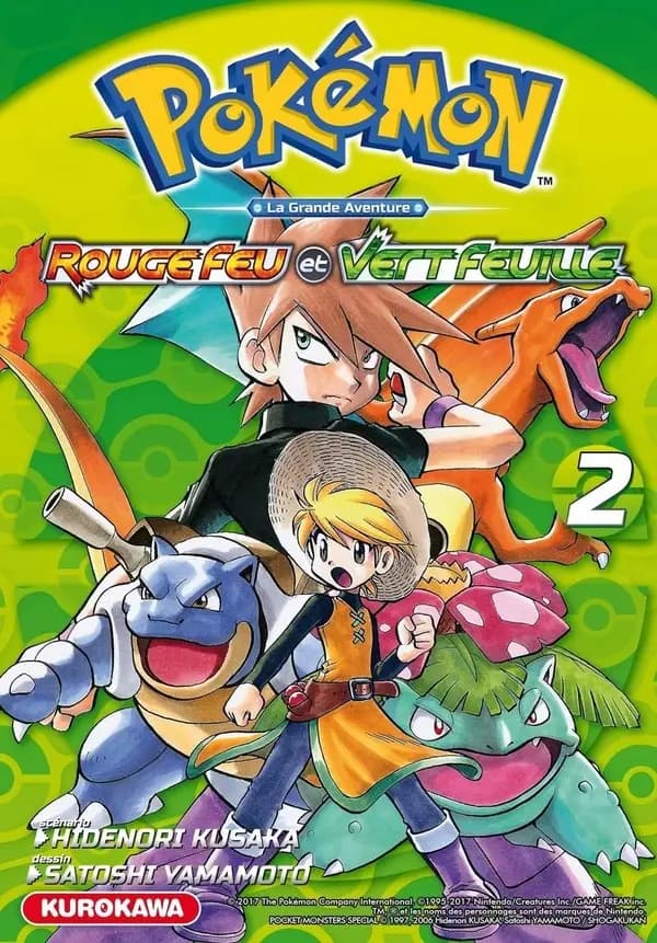 Pokémon : la grande aventure : Rouge feu et Vert feuille. 2