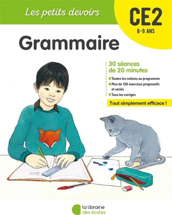 Les petits devoirs ; grammaire ; CE2