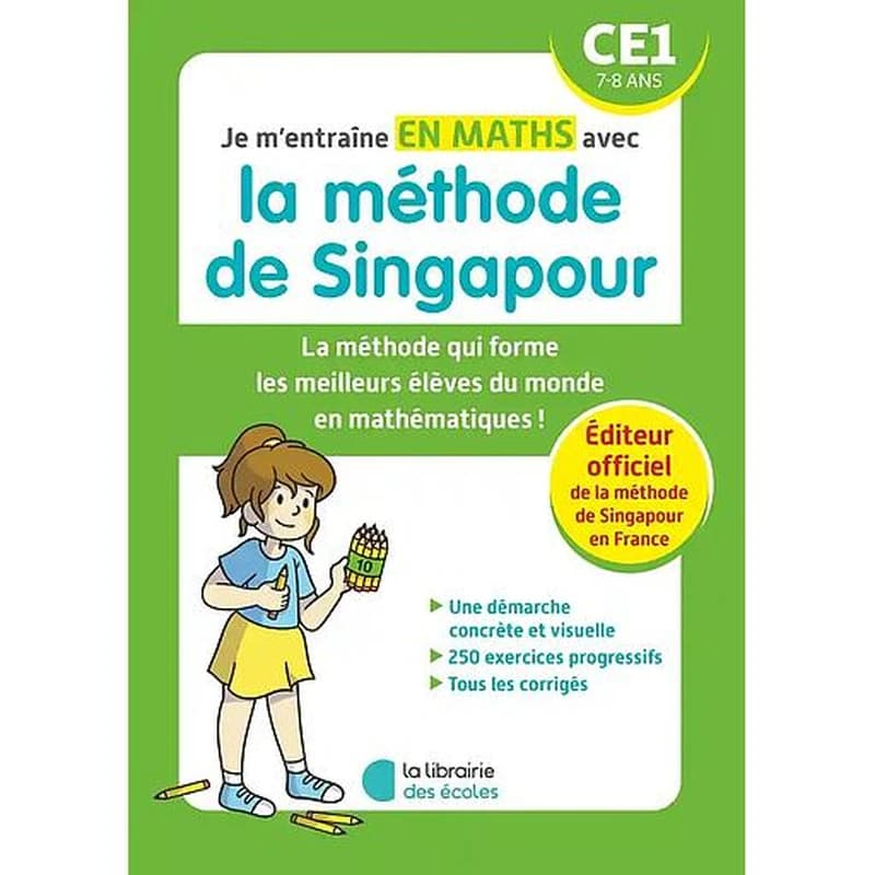 Je m'entraîne avec la méthode de Singapour : maths ; CE1 (édition 2023)