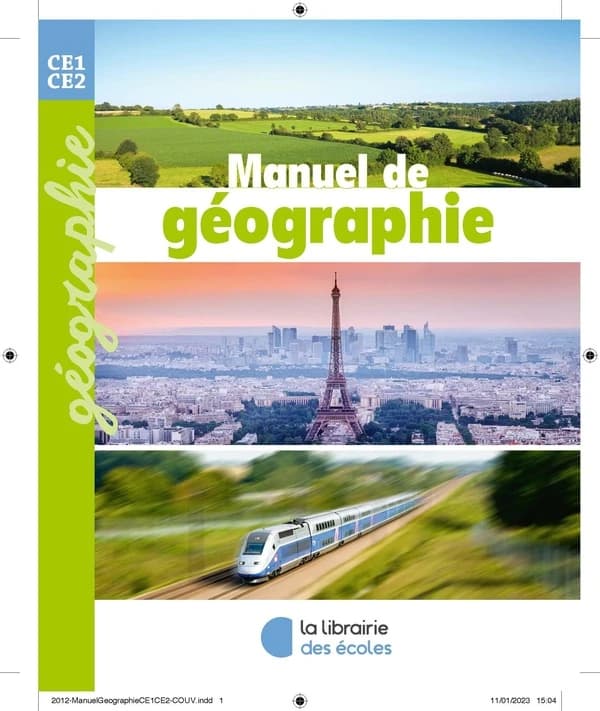 Manuel de géographie : CE1, CE2 (Éd. refondue) Marie-Laure Jacquemont, Jean Nemo ; préface de Jean-Robert Pitte,...