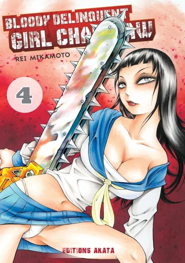 Bloody delinquent girl chainsaw. 4