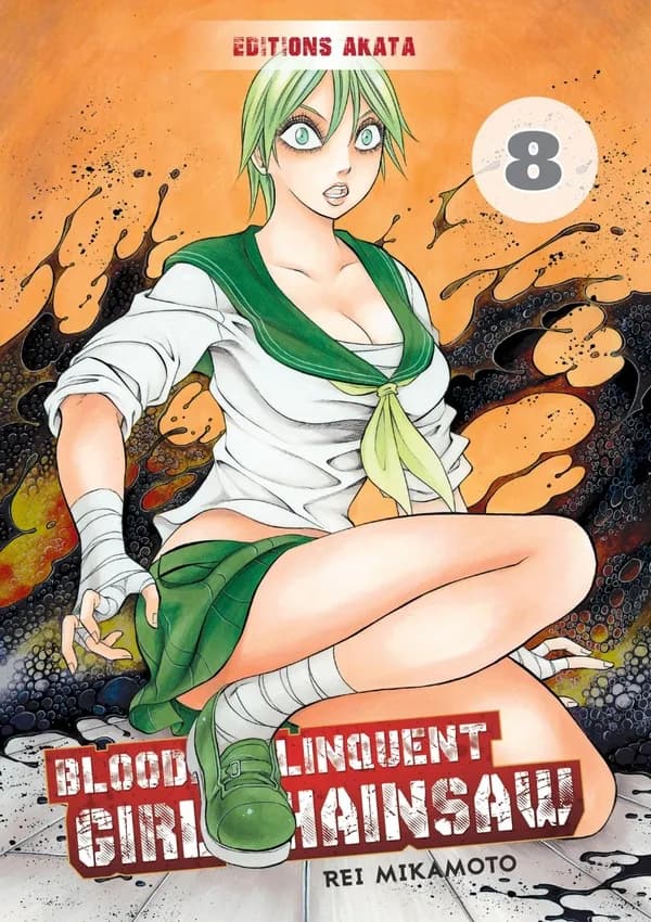 Bloody delinquent girl chainsaw. 8