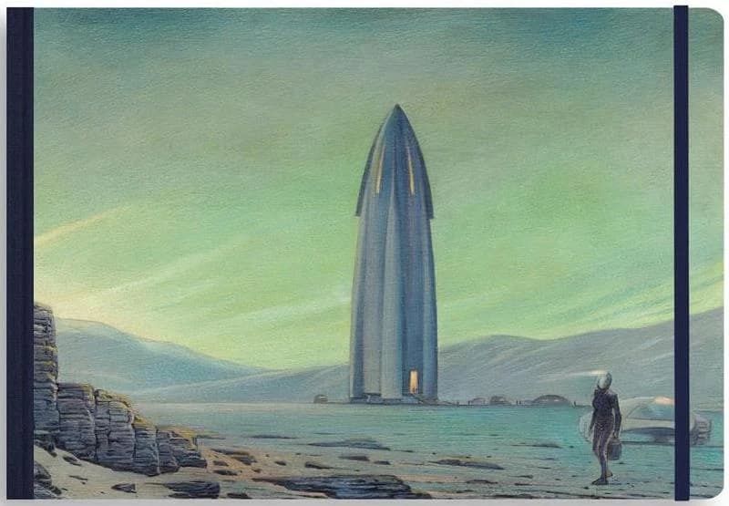 Mars (Éd. grand format) [dessins de] François Schuiten ; [textes de] Sylvain Tesson