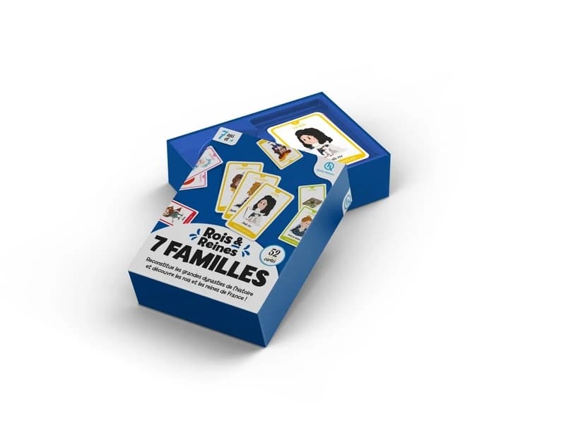 Jeu des 7 familles : découvre les rois et reines de France en reconstituant les grandes dynasties de l'histoire ! (2e édition)