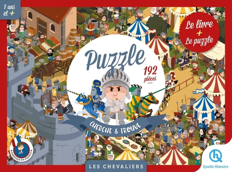 Puzzle cherche et trouve : les chevaliers