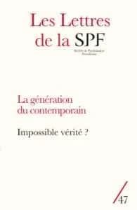 La génération du contemporain : impossible véritié?
