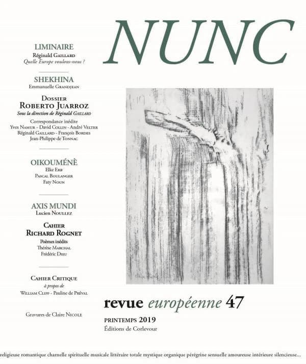 Revue nunc n.47 : Roberto Juarroz
