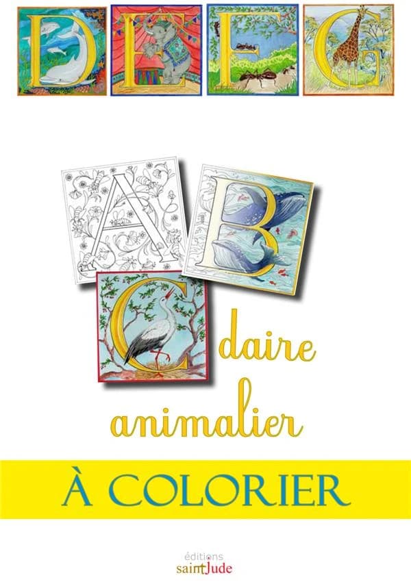 Abécédaire animalier à colorier : [Album à colorier]