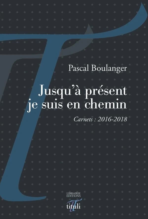 Jusqu'à présent je suis en chemin : carnets, 2016-2018