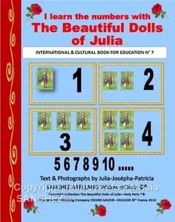 Book n 7 i learn the numbers with the beautiful dolls of julia