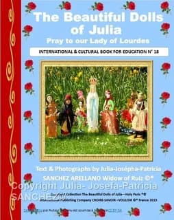 Book n  18 the beautiful dolls of julia pray to the lady of  lourdes