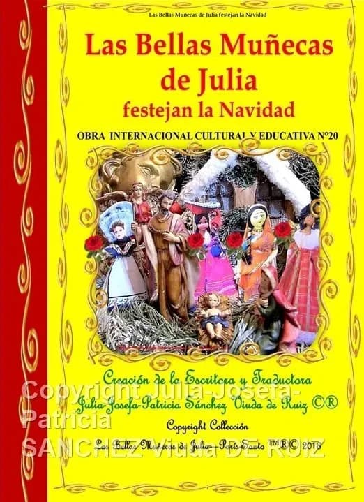 Libro n 20 las bellas munecas de julia festejan la navidad