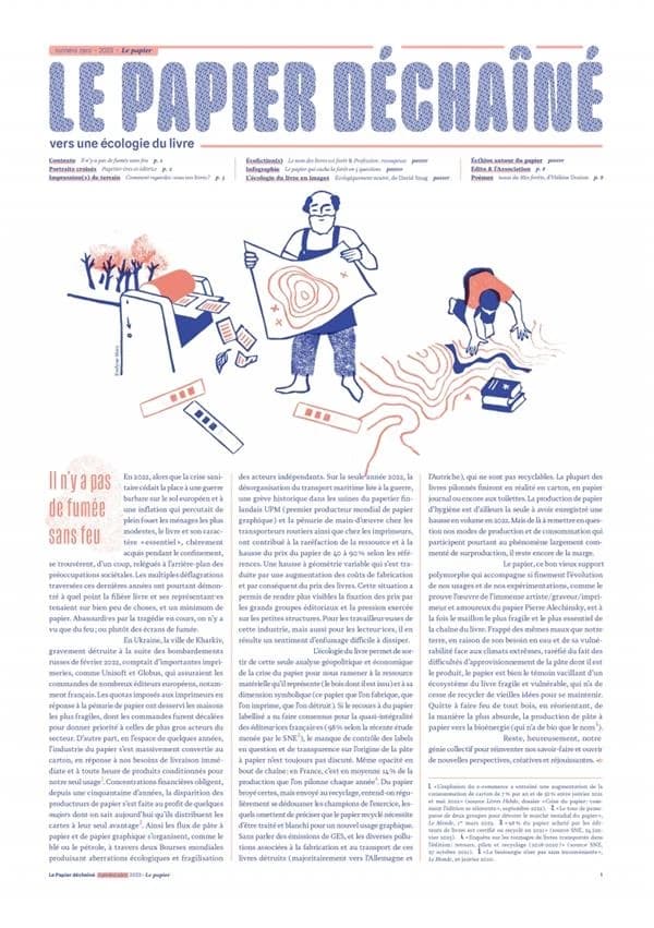 Le Papier déchaîné n°0 : Vers une écologie du livre