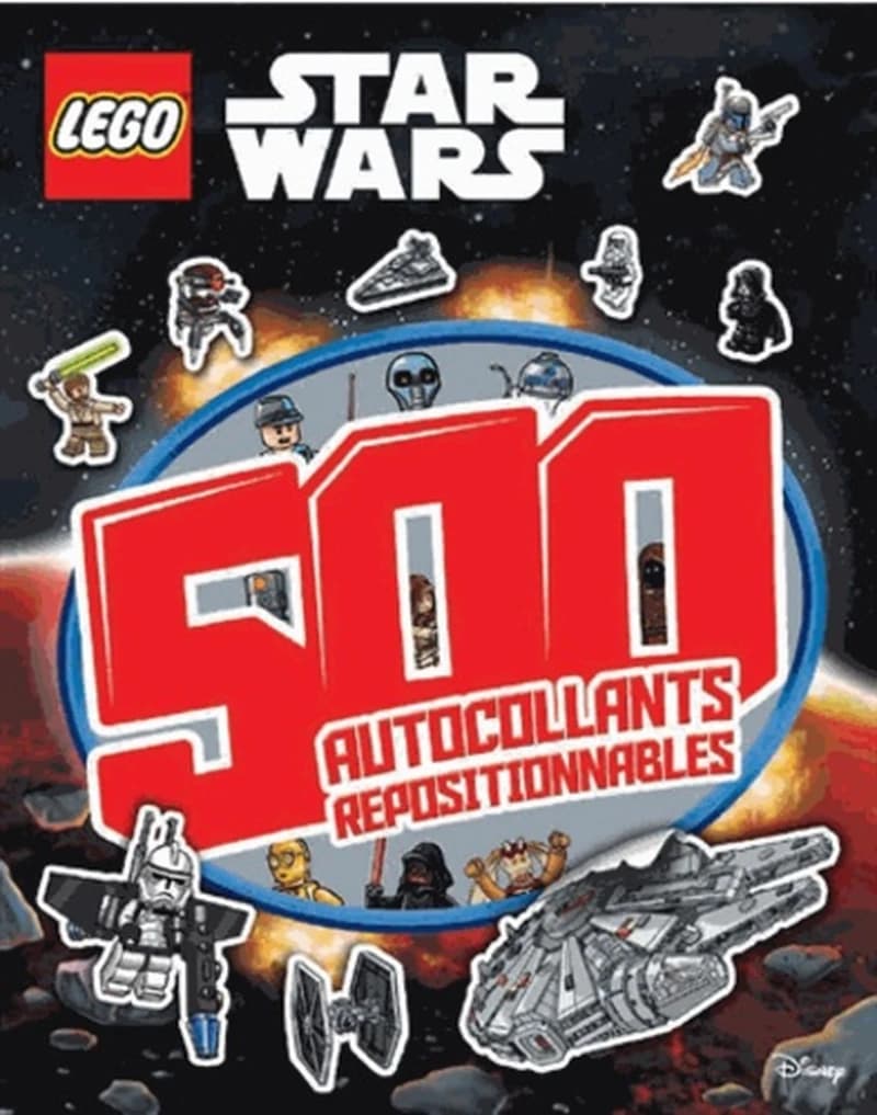 Lego Star Wars - 500 autocollants repositionnables