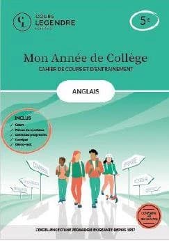 Mon année de collège : Anglais-cahier de cours et d'entraînement : 5e ; Cours