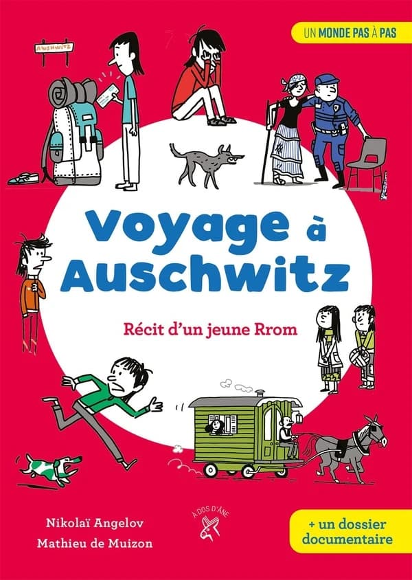 Voyage à Auschwitz : récit d'un jeune Rrom (3e éd.) Nikolaï Angelov ; [illustré par] Mathieu de Muizon ; avec une préface de Thierry Heuninck ; [propos recueillis et transcrits par Thierry Heuninck] ; suivi d'un dossier documentaire réalisé par Saimir Mil