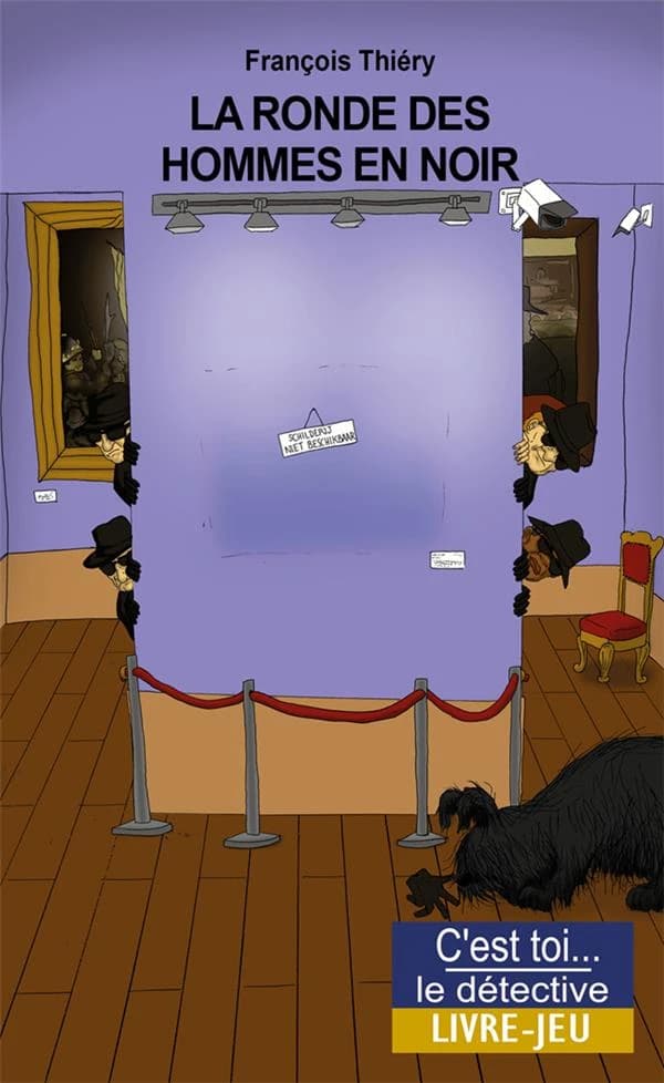 La ronde des hommes en noir : Enquête à Amsterdam (Nouvelle éd.) De François Thiery, Illustrations de Robert Scouvart