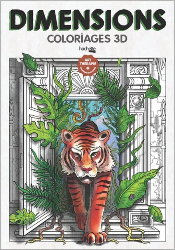 Dimensions : coloriages 3D : [Album à colorier]