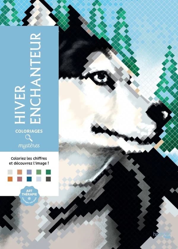 Coloriages mystères : hiver enchanteur : [Album à colorier]
