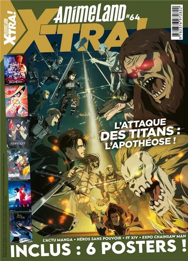 Animeland xtra n.64 : l'attaque des titans : l'apothéose