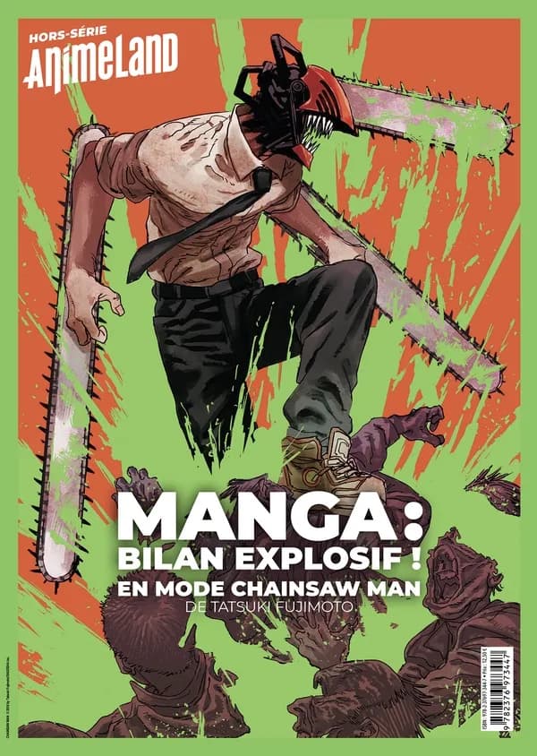 Animeland Hors-Série : manga : bilan explosif ! en mode chainsaw man de Tatsuki Fujimoto