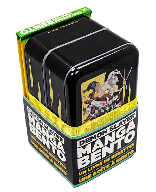 Manga bento Demon Slayer : Avec un livre de recette, 1 boite à bento