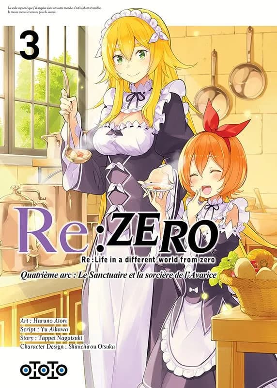 Re-zero, re-life in a different world from zero : quatrième arc, le sanctuaire et la sorcière de l'avarice. 3