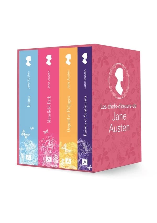 Les chefs-d'oeuvre de Jane Austen ; orgueil et préjuges, Emma, Manfield Park, raison et sentiments
