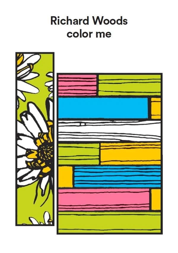 Color me : Richard woods : [Album à colorier]