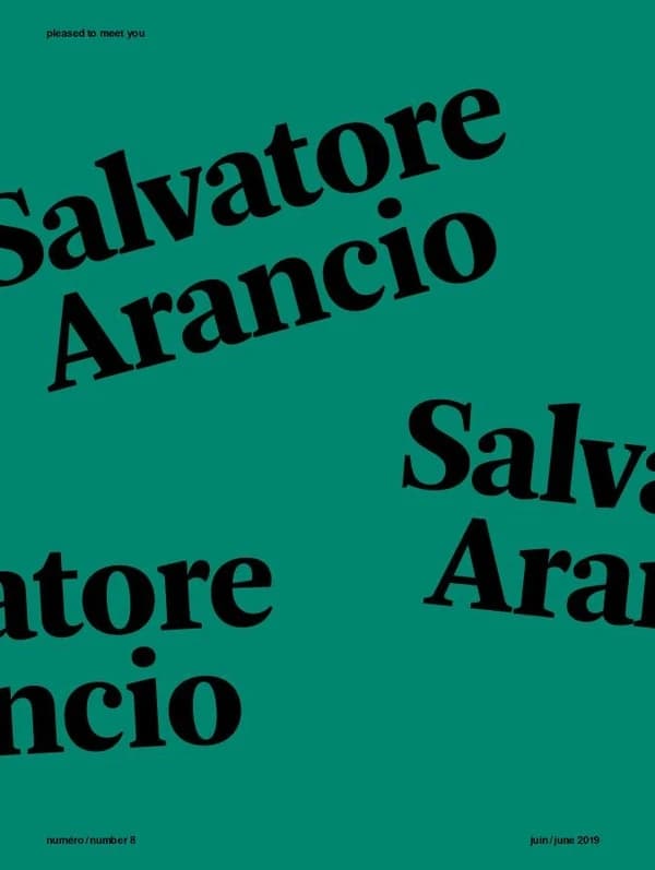 Pleased to meet you n.8 : Salvatore Arancio