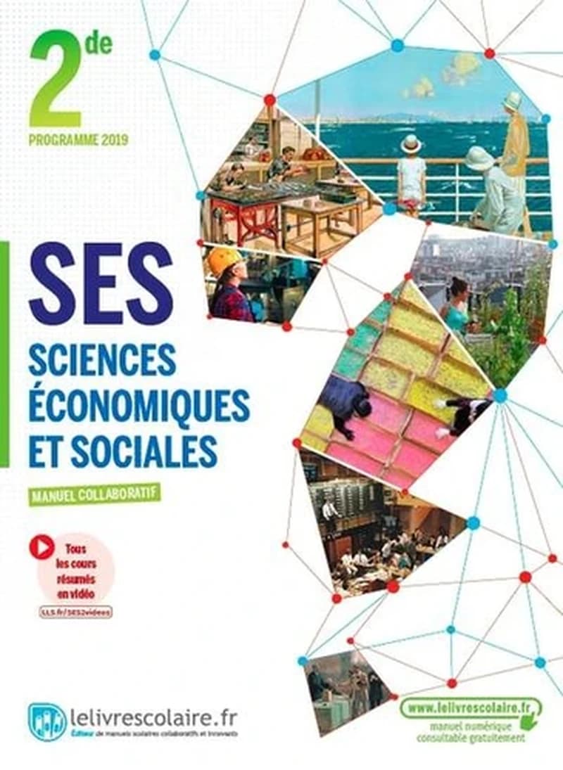 SES, sciences économiques et sociales, 2de ([Éd. conforme au] programme 2019) [sous la coordination de Vincent Clément]