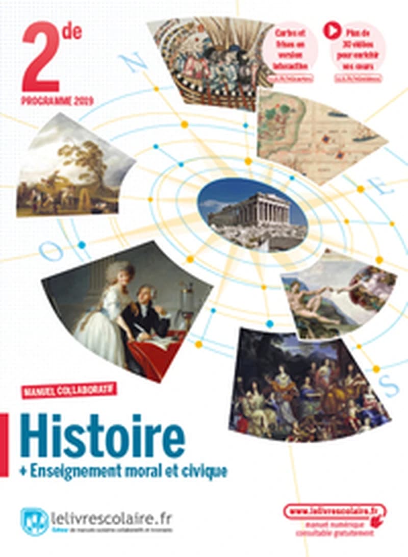 Histoire, 2de : + enseignement moral et civique : [programme 2019]