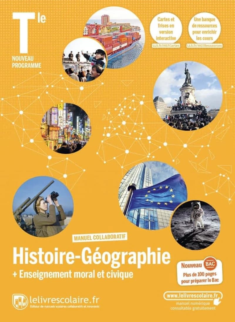 Histoire-géographie, Tle : + enseignement moral et civique : [nouveau programme]