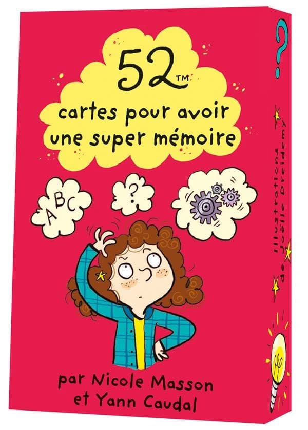 52 cartes pour avoir une super mémoire ! : [carte à jouer]
