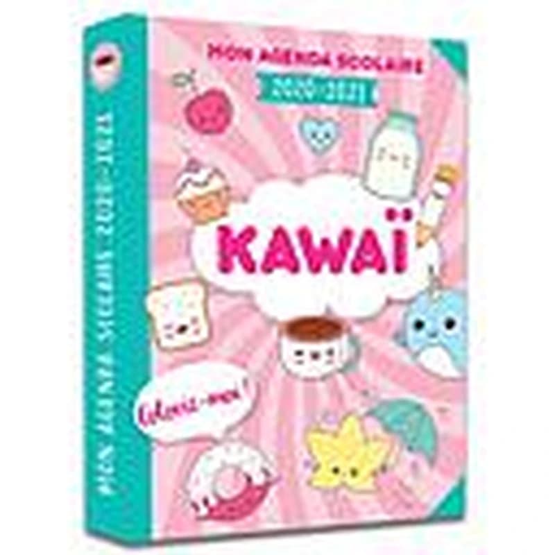 Mon agenda scolaire Kawaï - Colorie-moi ! 2020-2021