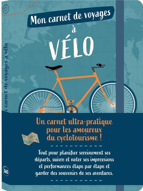 Mémoniak : mon carnet de voyages à vélo : journal de bord guidé