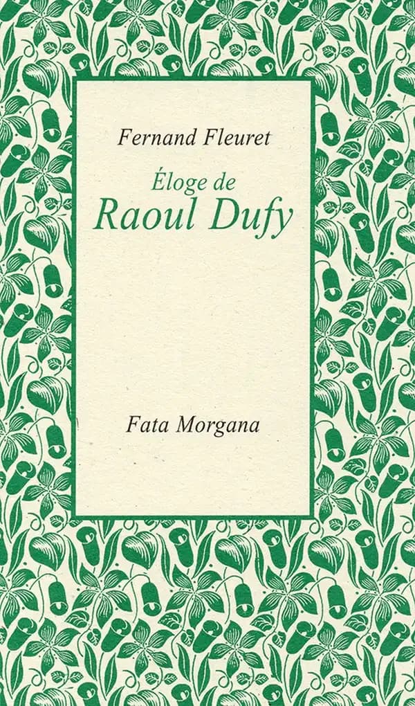 Éloge de Raoul Dufy