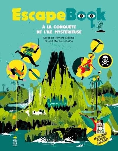 À la conquête de l'île mystérieuse : escape book