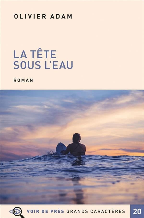 La tête sous l'eau : roman ([Éd. en] grands caractères) Olivier Adam