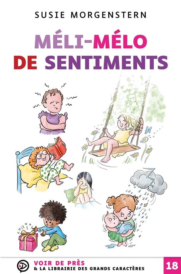 Méli-mélo de sentiments ([Éd. en] grands caractères) Susie Morgenstern