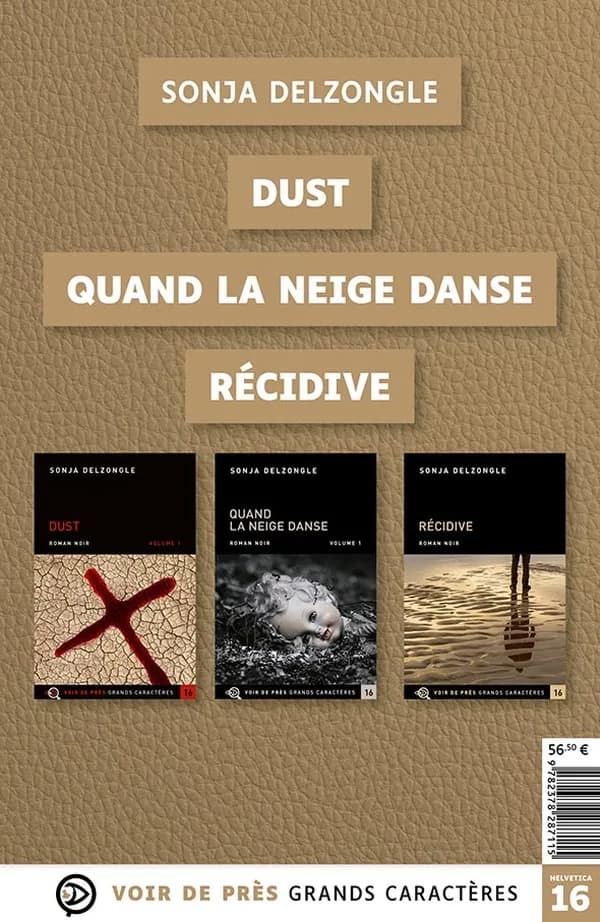 Offre découverte Sonja Delzongle : Pack en 3 volumes : Dust ; Quand la neige danse ; Récidive