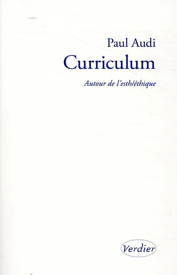 Curriculum : autour de l'esth-éthique