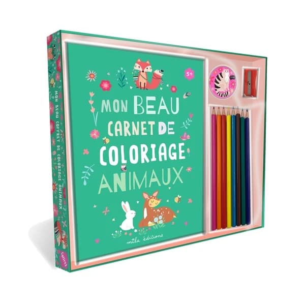 Mon beau coffret de coloriage : Animaux
