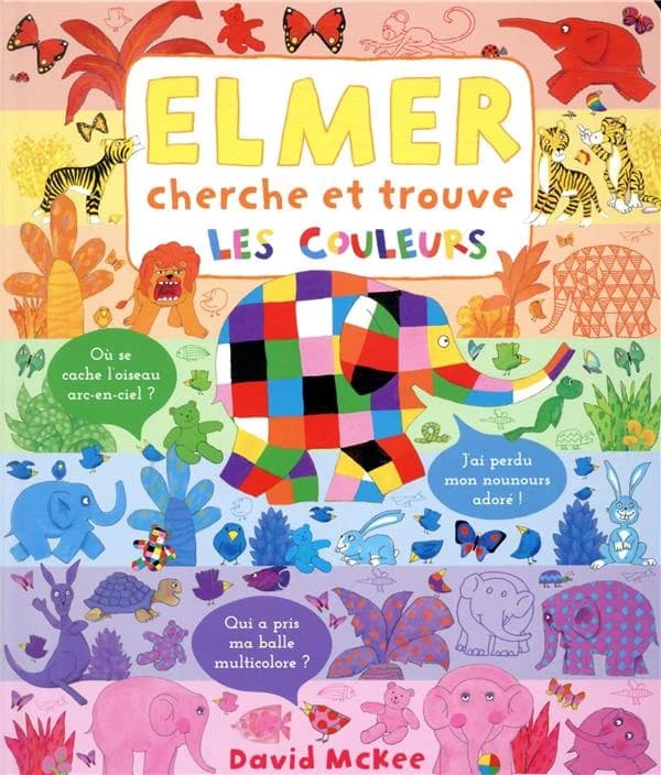 Elmer : cherche et trouve les couleurs