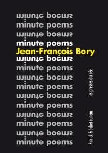 Minute poems : choix 1963-2018