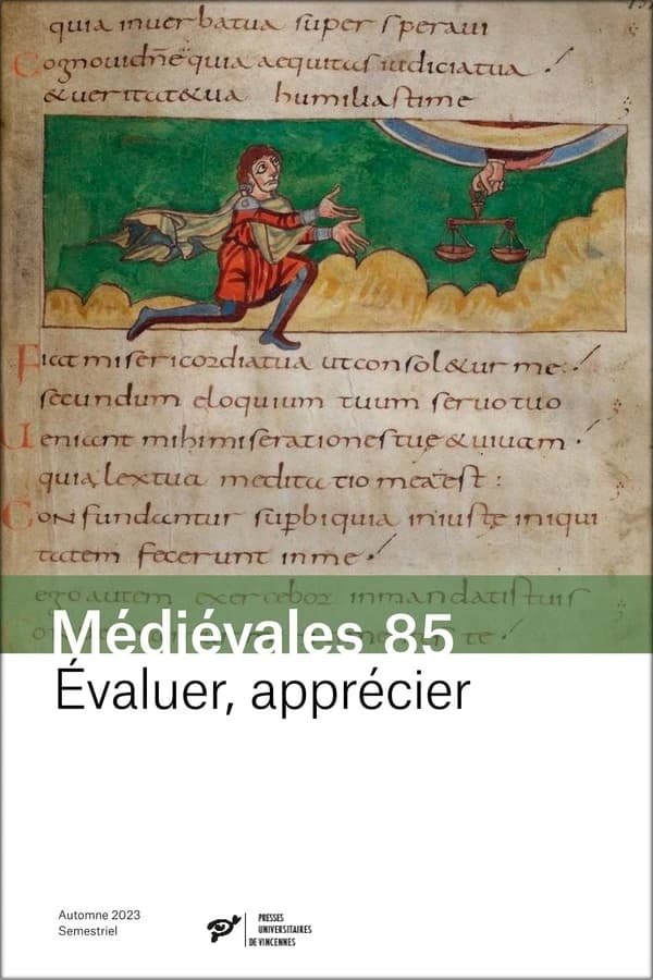 Médiévales n.85 : Évaluer, apprécier