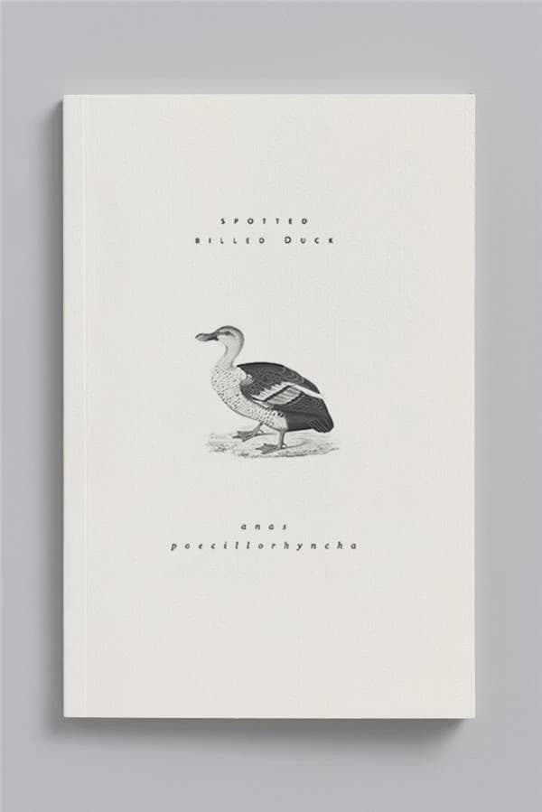 Carnet de notes Canard à bec tâcheté