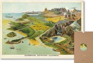 Géographie illustrée ([Reproduction en fac-similé]) Lewis Walter Yaggy : Geographical definitions illustrated